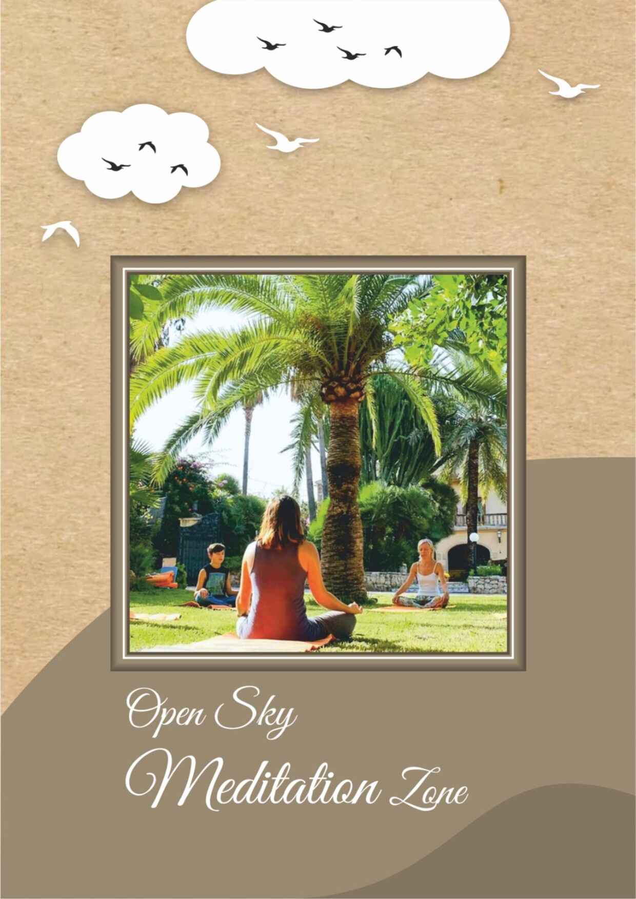 open sky meditation zone banner in Gitanjali-Gitabitan