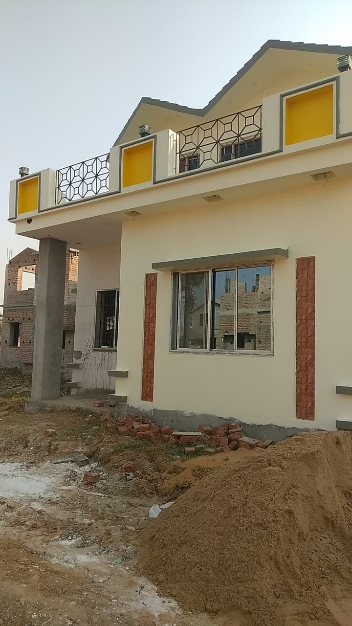 Side view of 2bhk medium duplex bungalow in Gitanjali-Gitabitan site