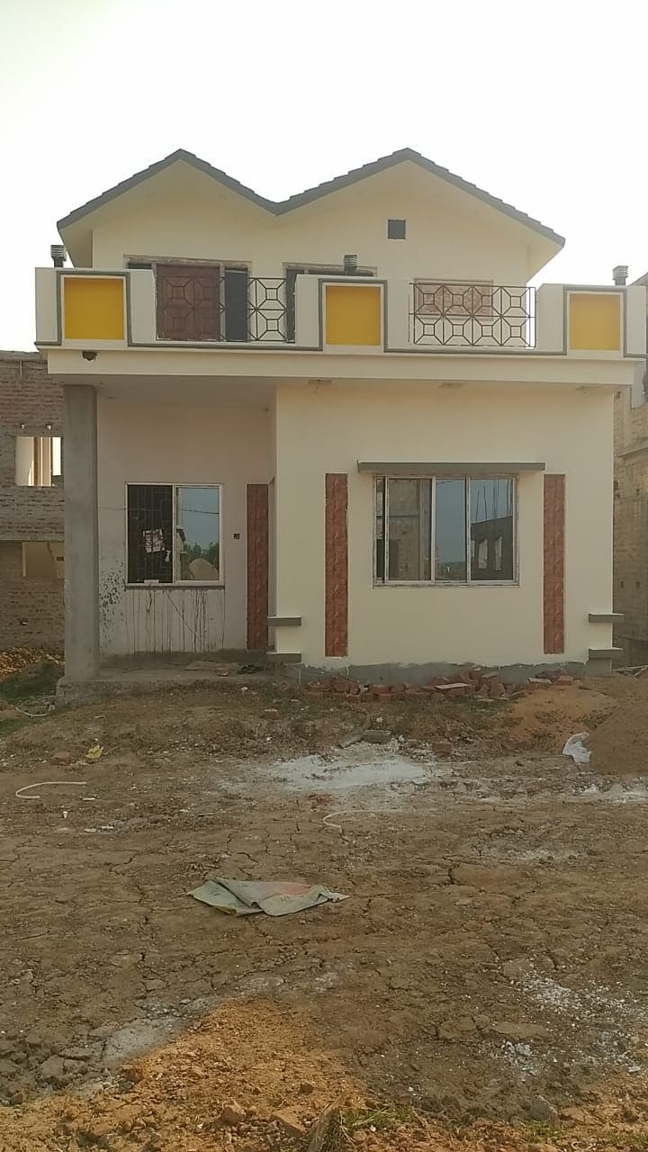 Front view of 2bhk medium duplex bungalow in Gitanjali-Gitabitan site from a different angle